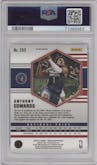 Anthony Edwards from the 2020-21 Panini Mosaic set featuring a Reactive Yellow parallel graded by PSA and given an overall grade of 10.