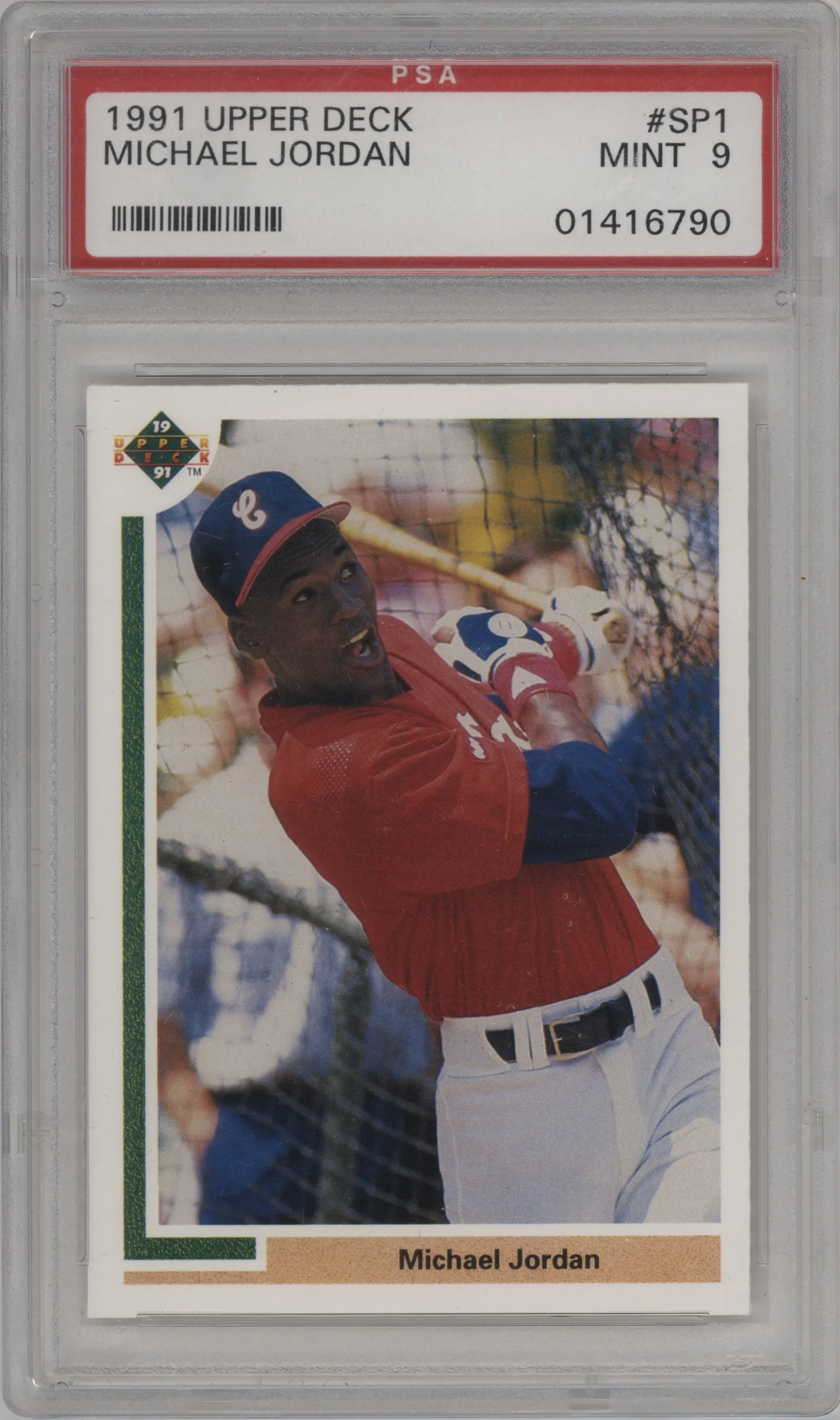 1991 Upper Deck SP Michael Jordan PSA 9