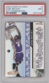 Kobe Bryant	 from the 2000-01 Fleer Futures set graded by PSA and given an overall grade of 9.