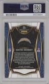 Justin Herbert from the 2020 Panini Select set graded by PSA and given an overall grade of 10.