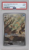 Omanyte from the 2023 Pokemon SV set graded by PSA and given an overall grade of 9.