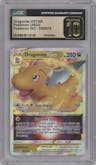 Dragonite VSTAR from the 2022 Pokemon SWSH set graded by CSG and given an overall grade of 10.