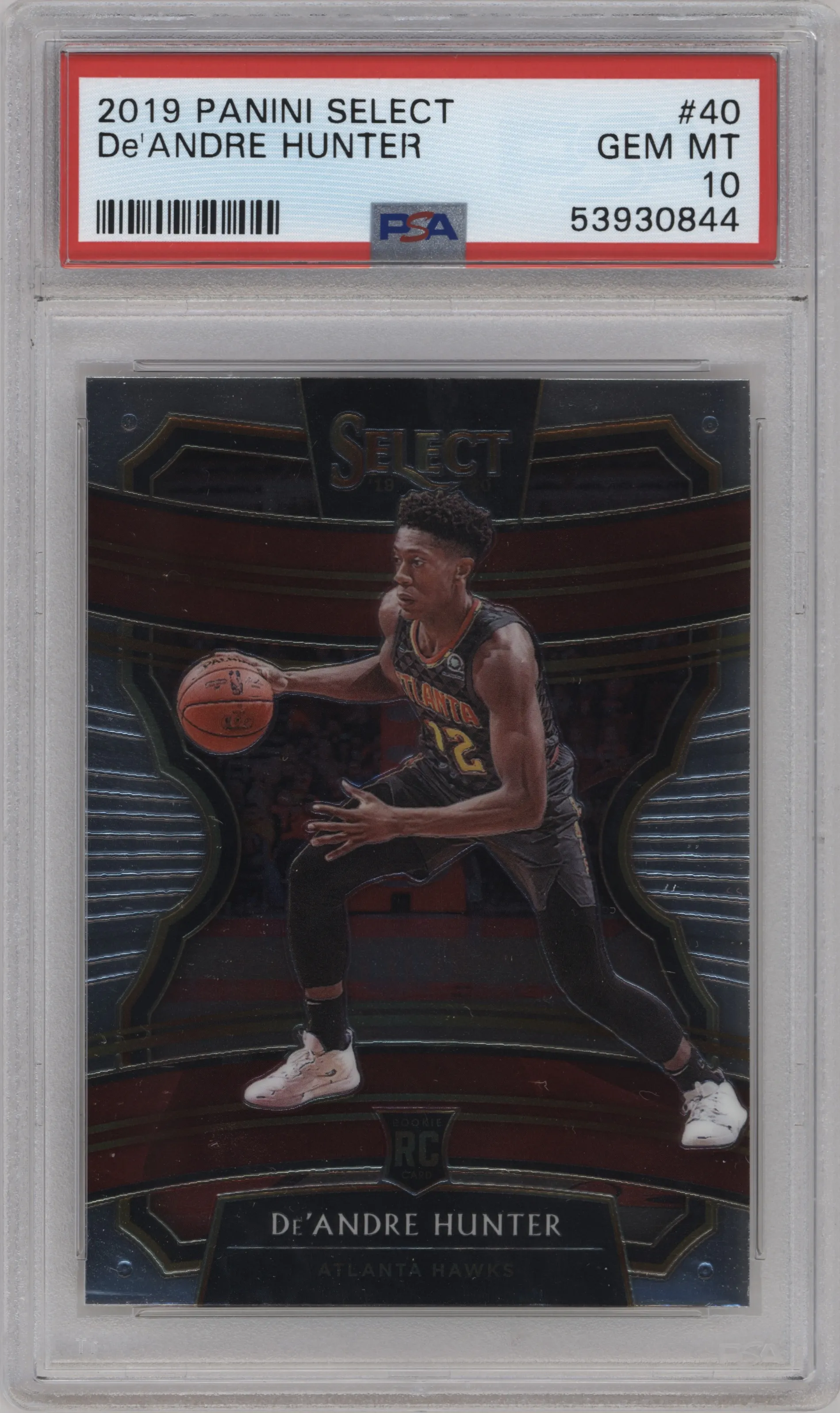 2019 Panini Select De'Andre Hunter PSA 10
