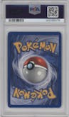 Blastoise from the 1999 Pokemon set graded by PSA and given an overall grade of 6.