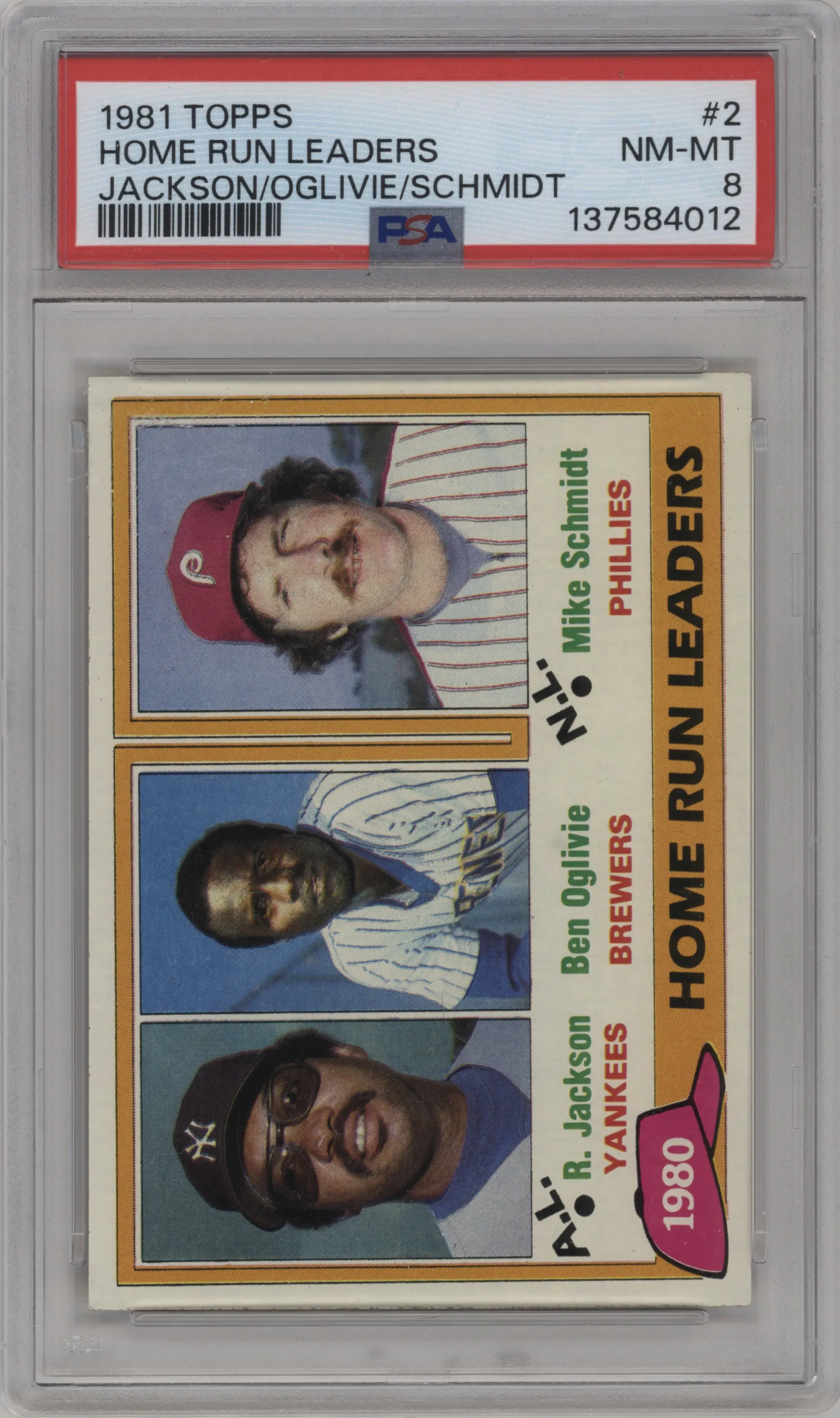 Reggie Jackson/Ben Oglivie/Mike Schmidt