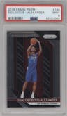 Shai Gilgeous-Alexander from the 2018-19 Panini Prizm set graded by PSA and given an overall grade of 9.