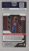 Shai Gilgeous-Alexander from the 2018-19 Panini Prizm set graded by PSA and given an overall grade of 9.