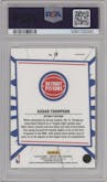 Ausar Thompson from the 2023-24 Donruss Optic set featuring a Holo parallel graded by PSA and given an overall grade of 10.