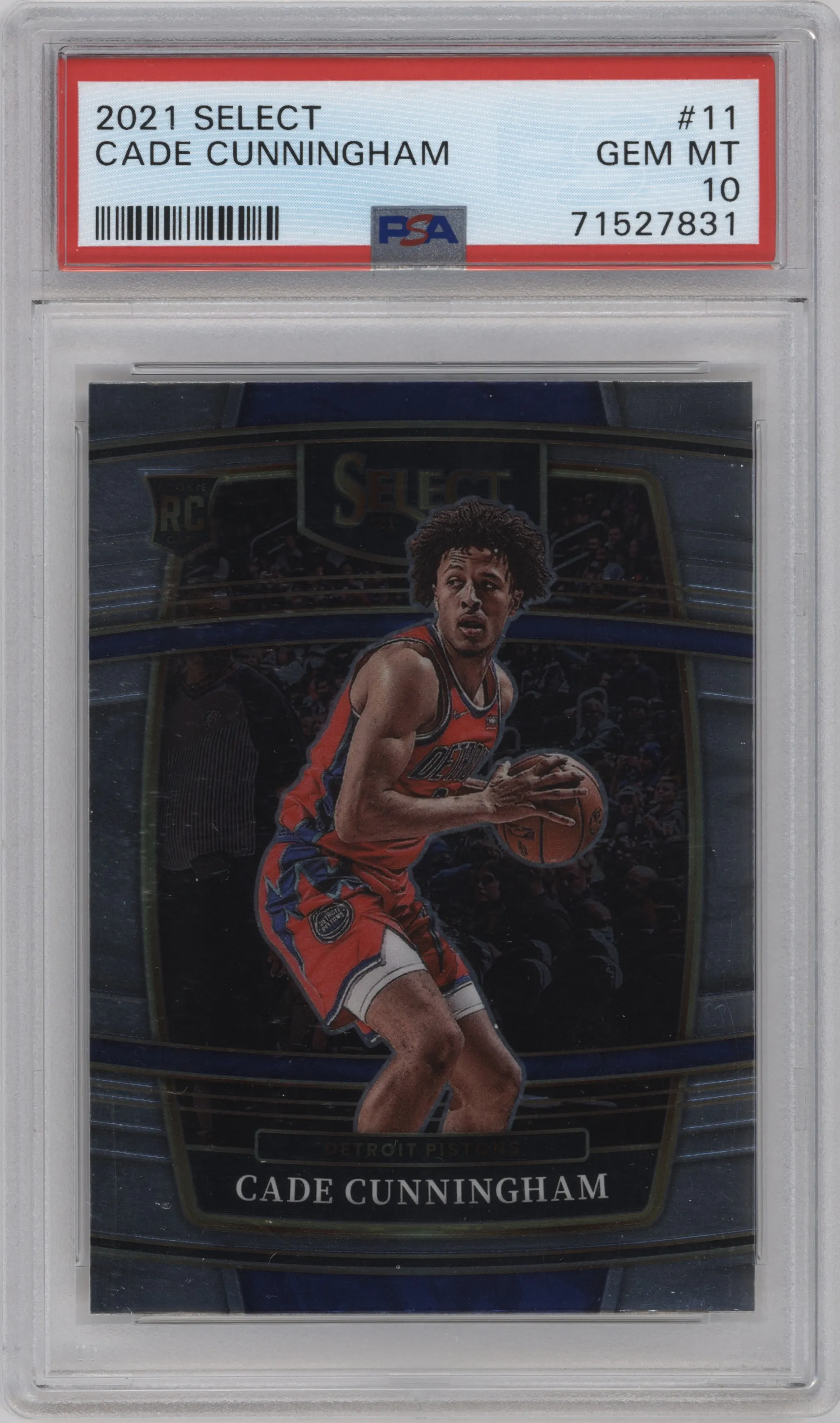 2021 Panini Select Cade Cunningham #11 PSA 10