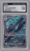 Dusclops from the 2024 Pokemon SV JPN set graded by CSG and given an overall grade of 10.