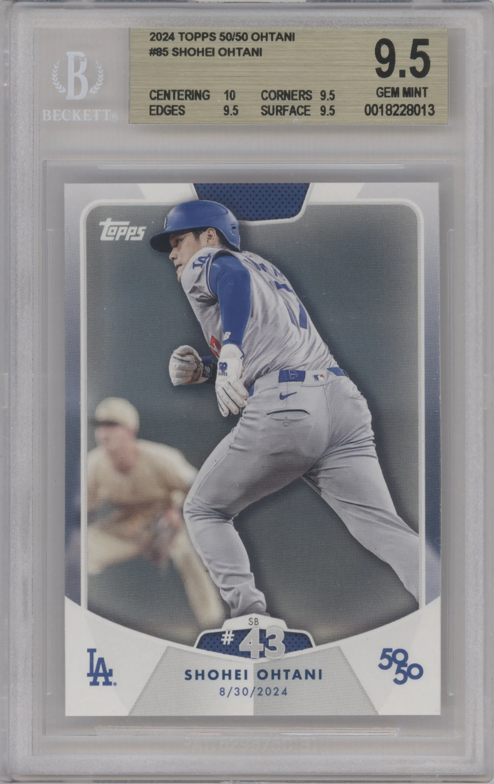 2024 Topps 50/50 Shohei Ohtani #85 BGS 9.5