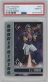 C.J. Stroud from the 2023 Panini Phoenix set graded by PSA and given an overall grade of 10.