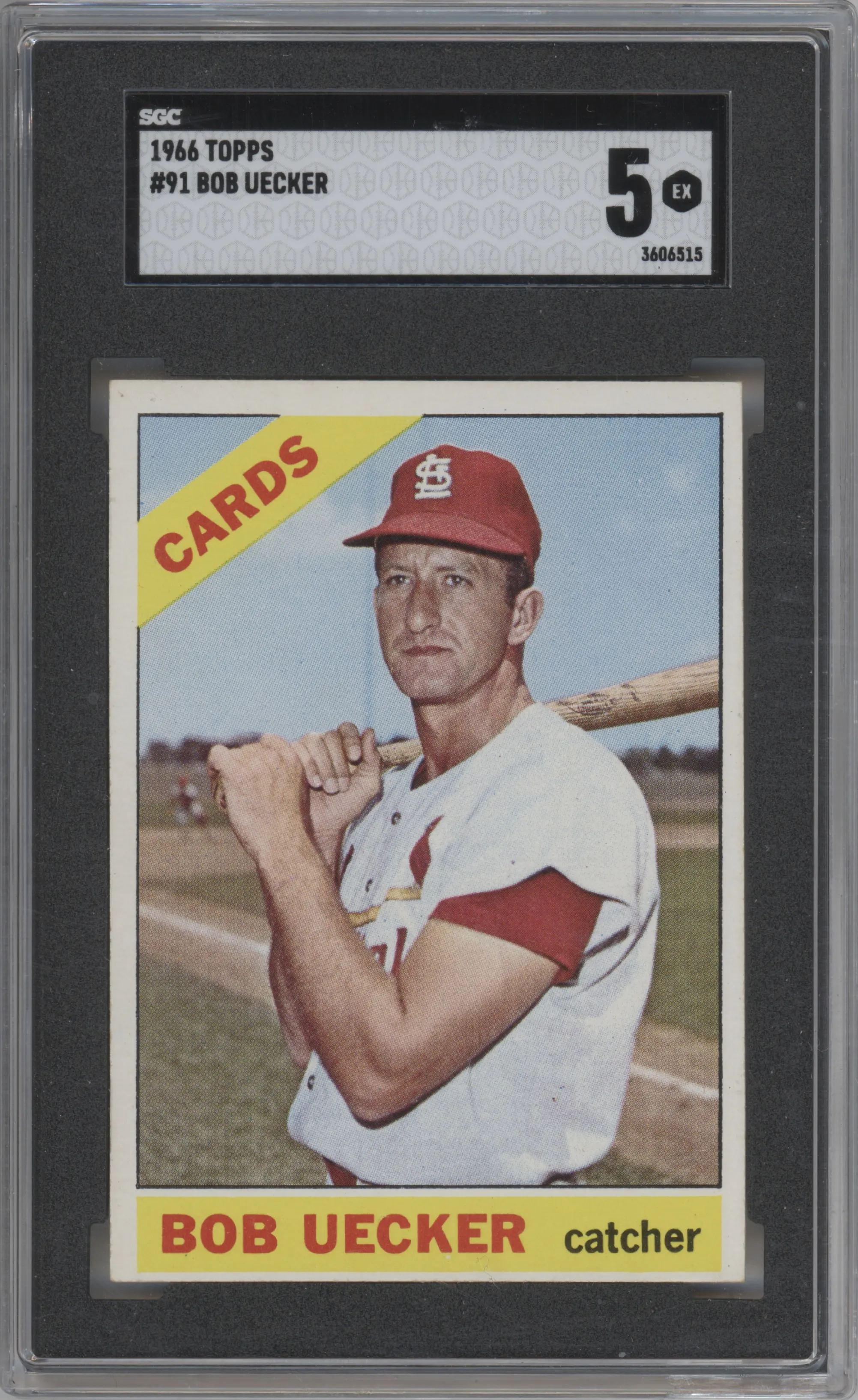 1966 Topps Bob Uecker #91 SGC 5