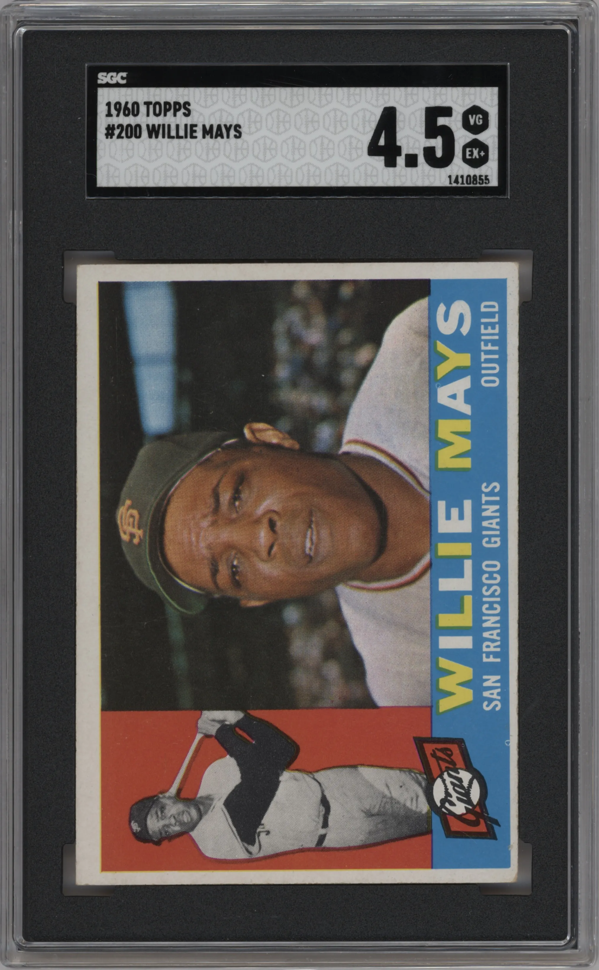 1960 Topps Willie Mays #200 SGC 4.5
