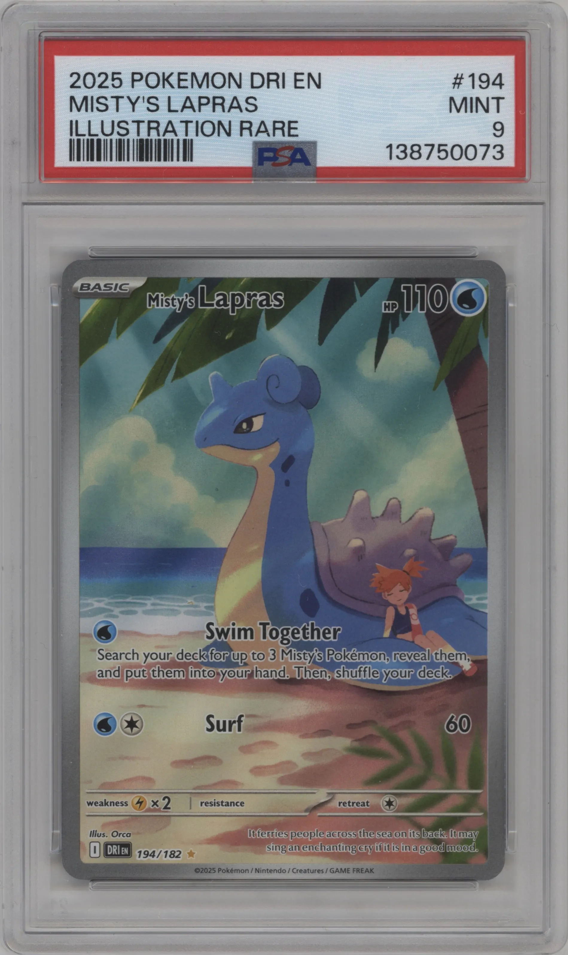 Misty's Lapras