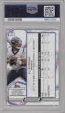 CJ Stroud from the 2023 Topps Composite set featuring a Nucleus parallel graded by PSA and given an overall grade of 10.