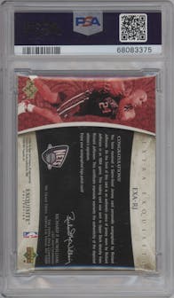 Richard Jefferson from the 2005-06 Upper Deck Exquisite Collection  set graded by PSA and given an overall grade of 9.