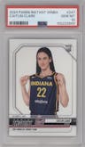 Caitlin Clark from the 2024-25 Panini Instant WNBA set graded by PSA and given an overall grade of 10.
