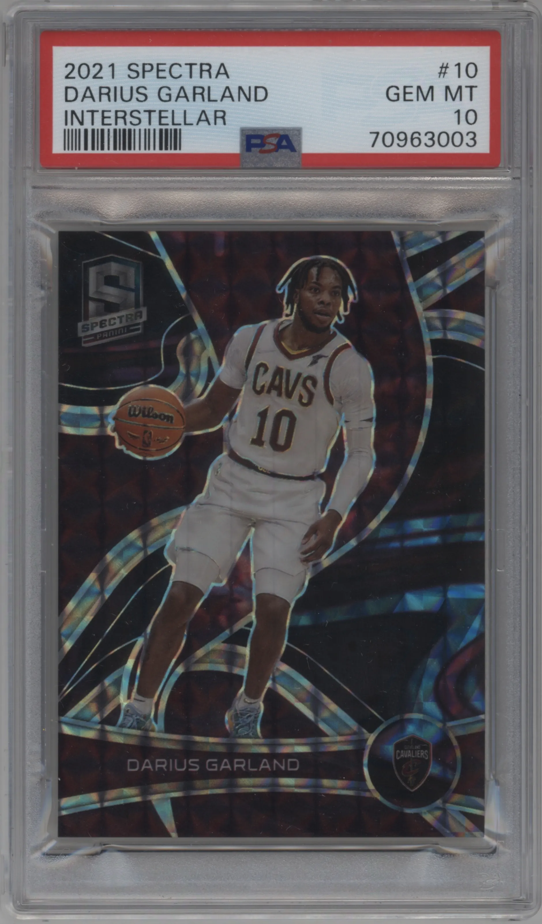 2021 Panini Spectra Darius Garland Interstellar #10 PSA 10