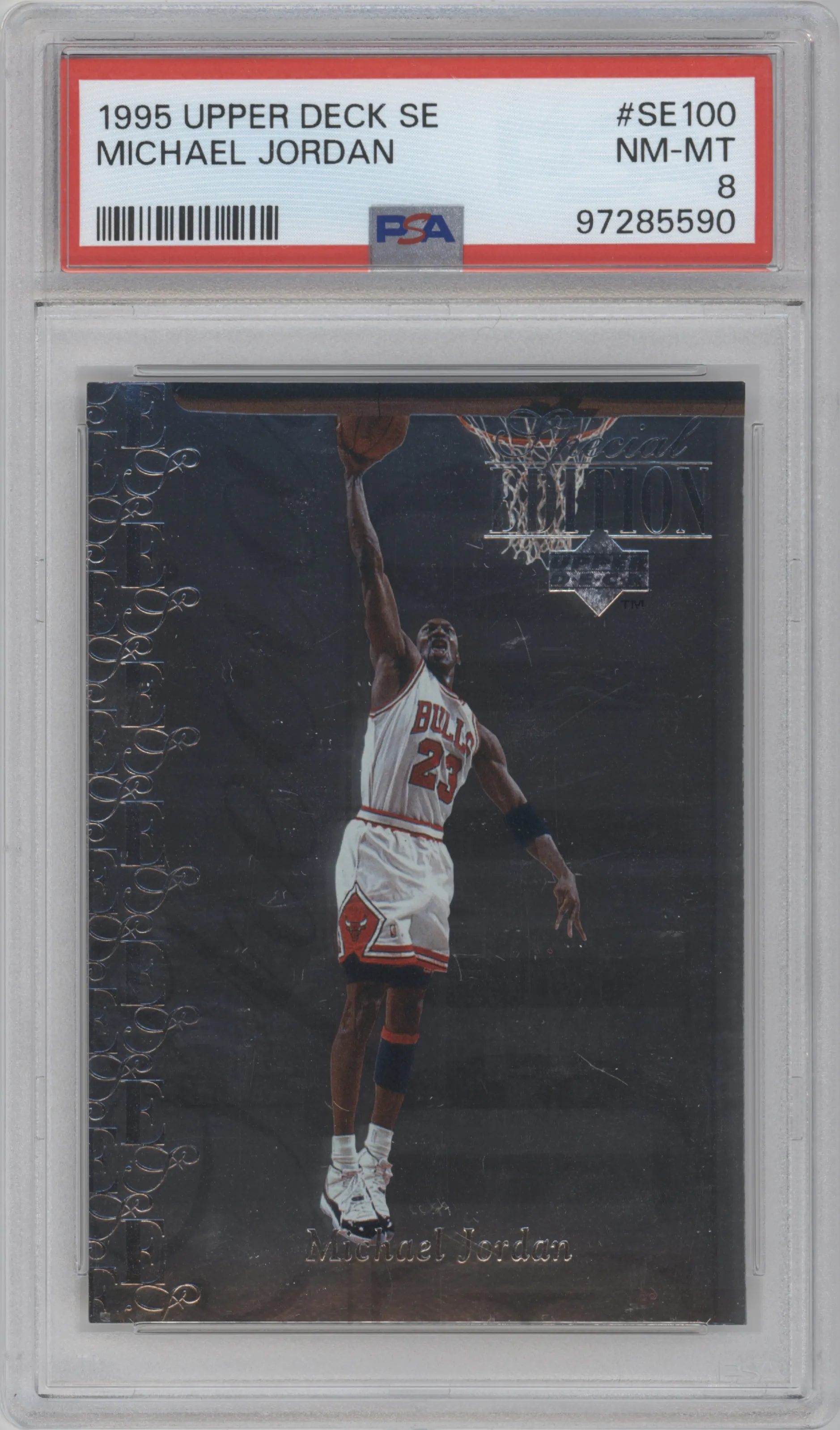1995 Upper Deck Special Edition Michael Jordan #SE100 PSA 8