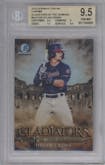 Dylan Crews from the 2024 Bowman Chrome set graded by Beckett and given an overall grade of 9.5.
