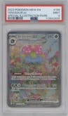 Venusaur ex from the 2023 Pokemon SV set graded by PSA and given an overall grade of 9.