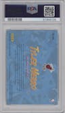 Tyler Herro from the 2019-20 Panini Court Kings set featuring a Sapphire parallel graded by PSA and given an overall grade of 9.