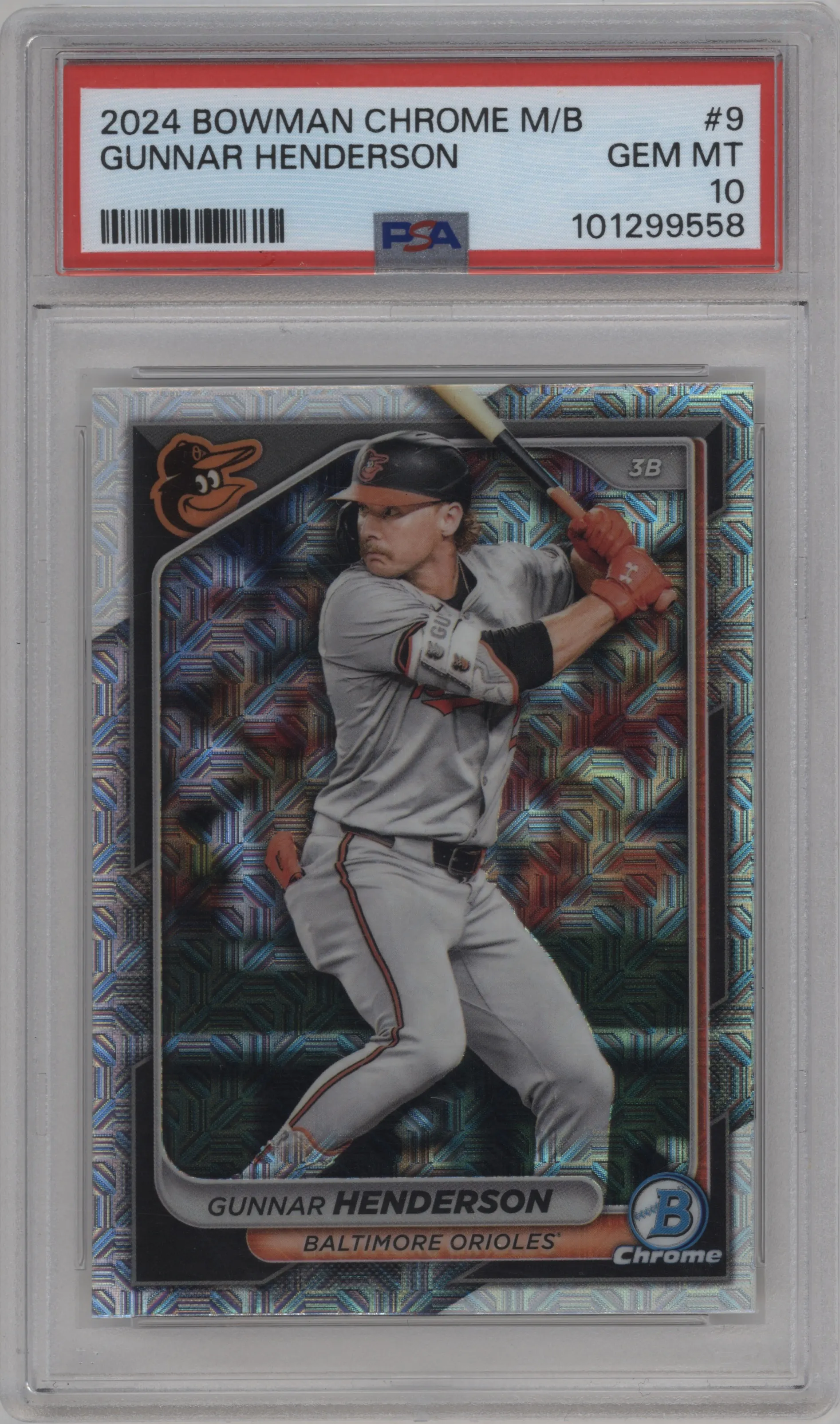 2024 Bowman Chrome Mega Box Gunnar Henderson PSA 10