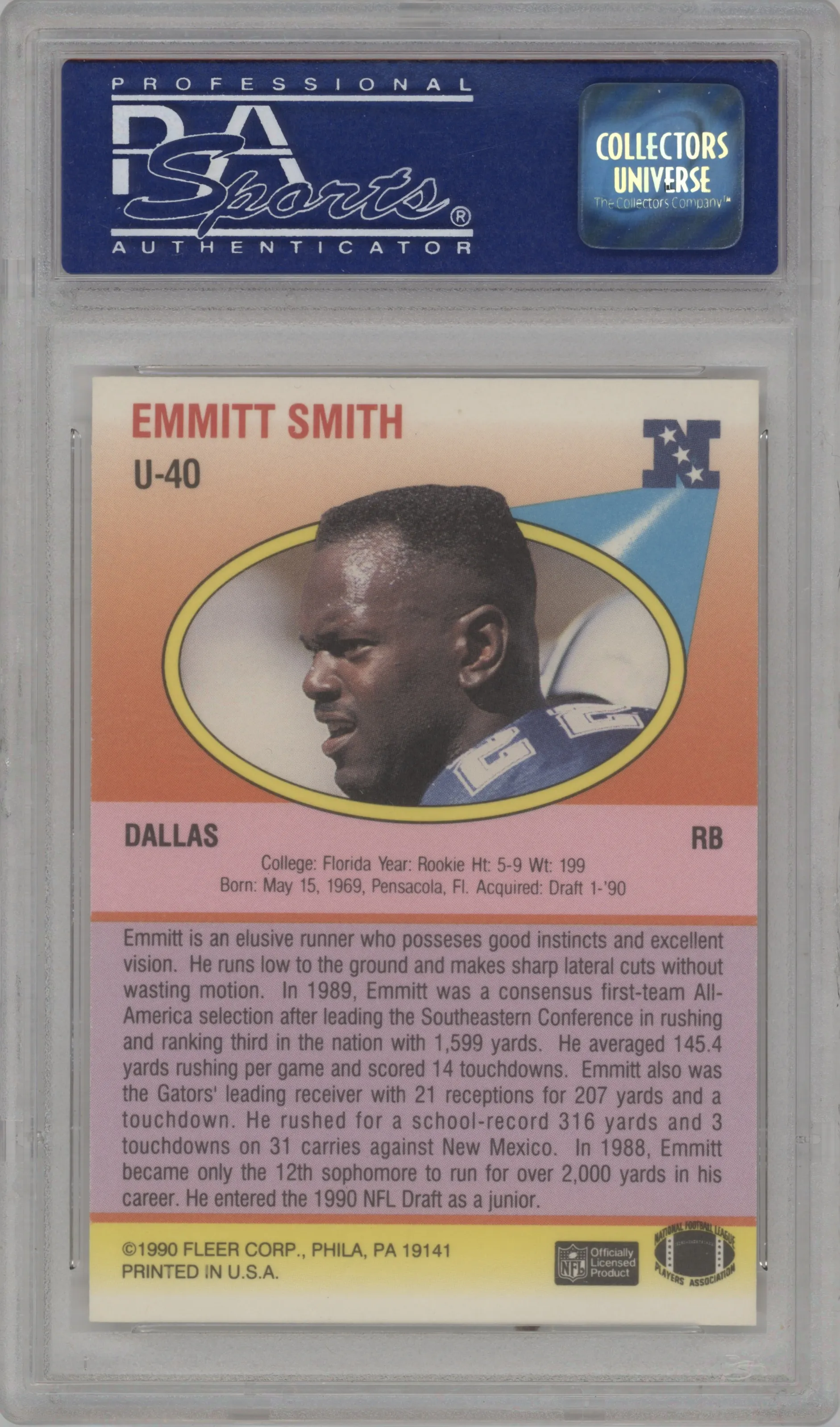 		 											Emmitt Smith