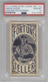 Aaron Judge from the 2017 Topps Gypsy Queen set graded by PSA and given an overall grade of 10.