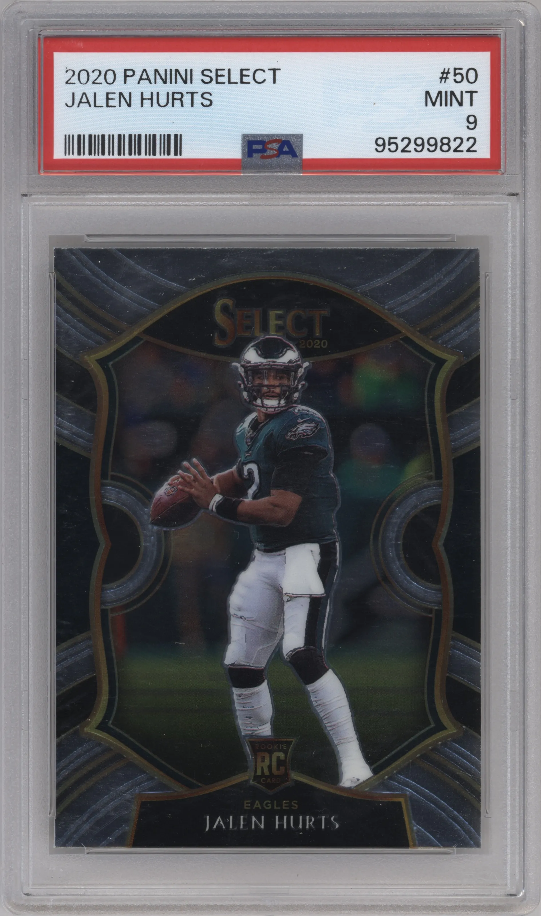 2020 Panini Select Jalen Hurts PSA 9