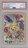 Pikachu  from the 2023 Pokemon SWSH set graded by PSA and given an overall grade of 10.