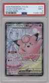 Lillie's Clefairy ex from the 2025 Pokemon SV set graded by PSA and given an overall grade of 9.