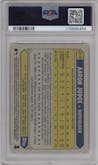 Aaron Judge from the 2017 Topps Series 1 set graded by PSA and given an overall grade of 9.