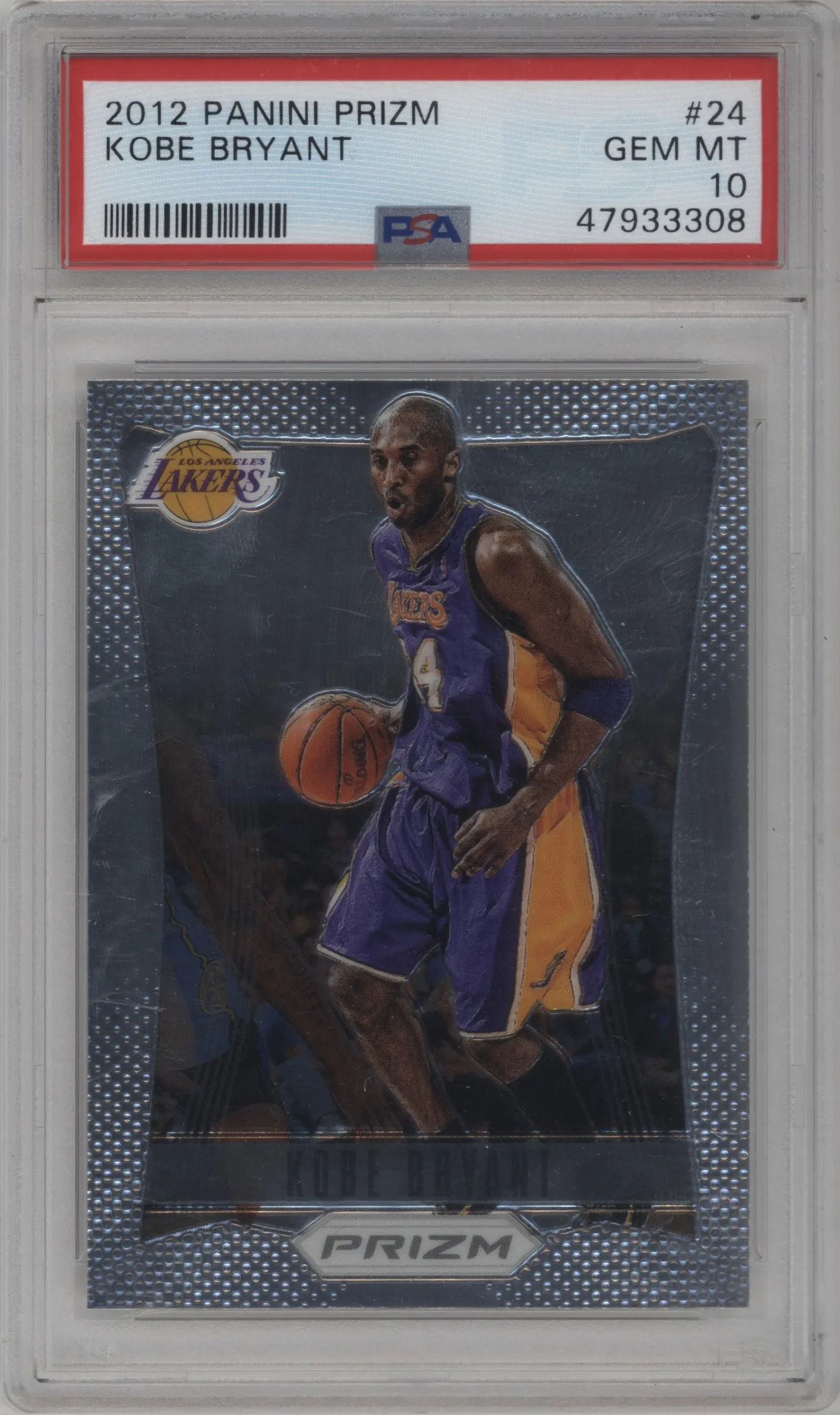 2012 Panini Prizm Kobe Bryant #24 PSA 10