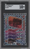 Joe Burrow from the 2022 Panini Donruss Optic set graded by SGC and given an overall grade of 10.