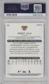 Gerrit Cole from the 2013 Topps Finest set featuring a Refractor parallel graded by PSA and given an overall grade of 10.