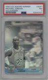 Michael Jordan from the 1992-93 Upper Deck set graded by PSA and given an overall grade of 7.