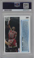 Michael Jordan from the 1992-93 Upper Deck set graded by PSA and given an overall grade of 7.