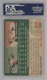 Al Aber from the 1954 Topps set graded by PSA and given an overall grade of 6.