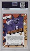 Justin Jefferson from the 2023 Panini Absolute set graded by PSA and given an overall grade of 9.