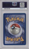 Machamp from the 1999 Pokemon set graded by PSA and given an overall grade of 8.