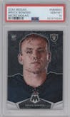 Brock Bowers	 from the 2024 Panini Mosaic set graded by PSA and given an overall grade of 10.