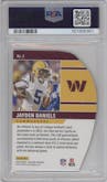 Jayden Daniels from the 2024 Panini Prestige  set graded by PSA and given an overall grade of 9.