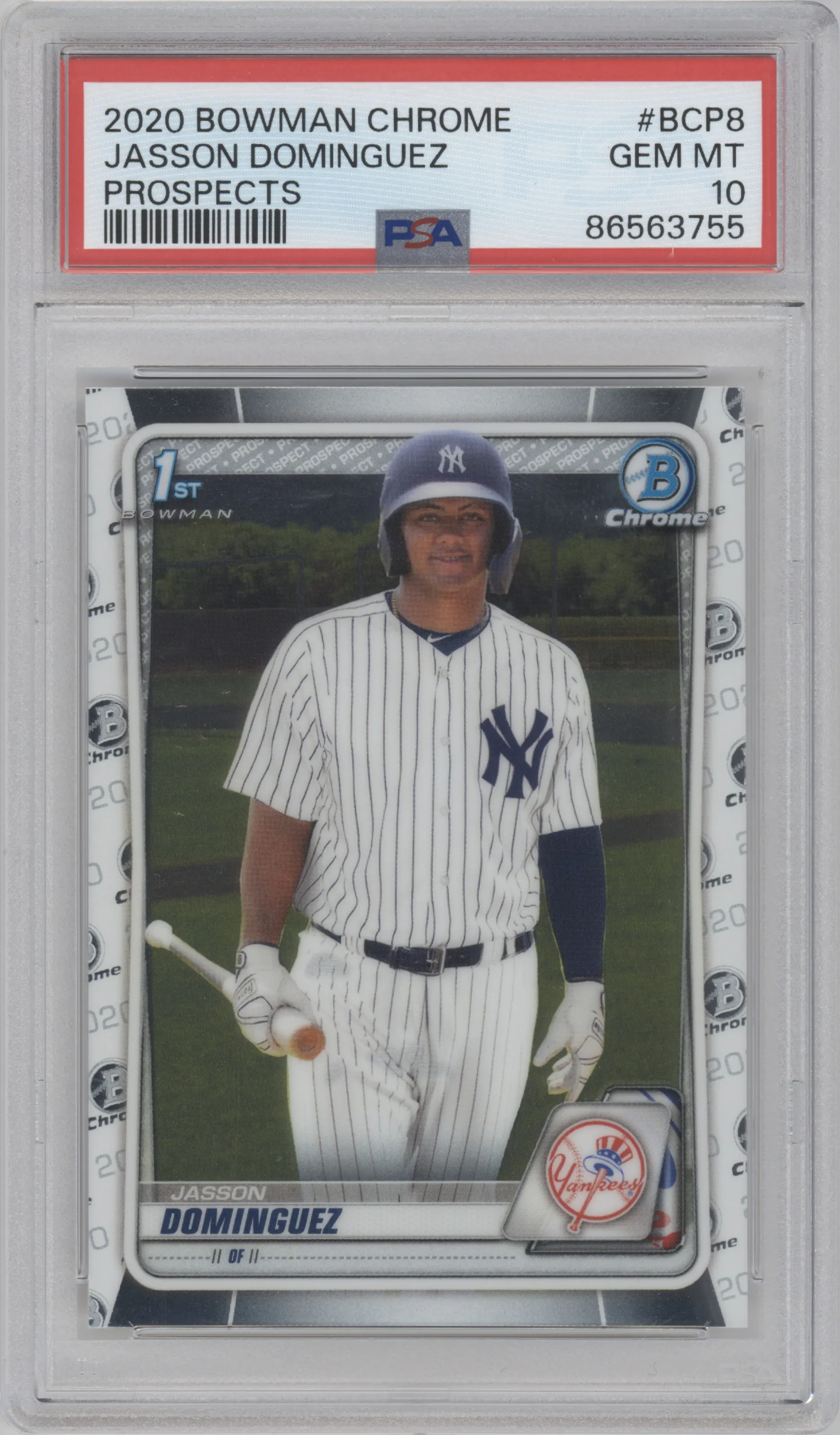 2020 Bowman Chr.Pros. Jasson Dominguez PSA 10