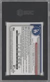 Yoshinobu Yamamoto from the 2024 Bowman Mega Box set graded by SGC and given an overall grade of 9.5.