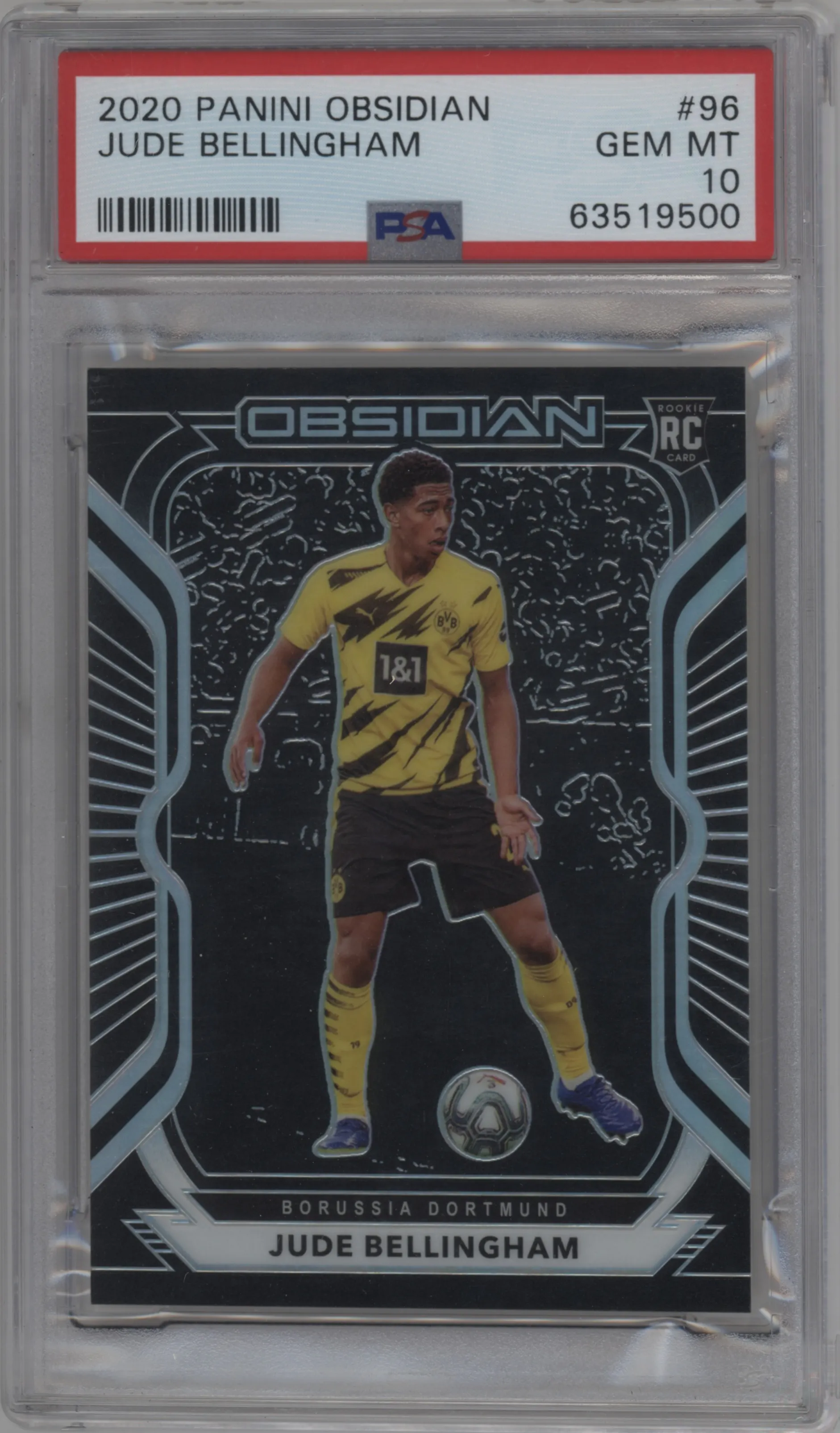 2020 Panini Obsidian Jude Bellingham PSA 10