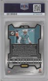Tua Tagovailoa from the 2023 Panini Prizm set featuring a Red Sparkle parallel graded by PSA and given an overall grade of 10.