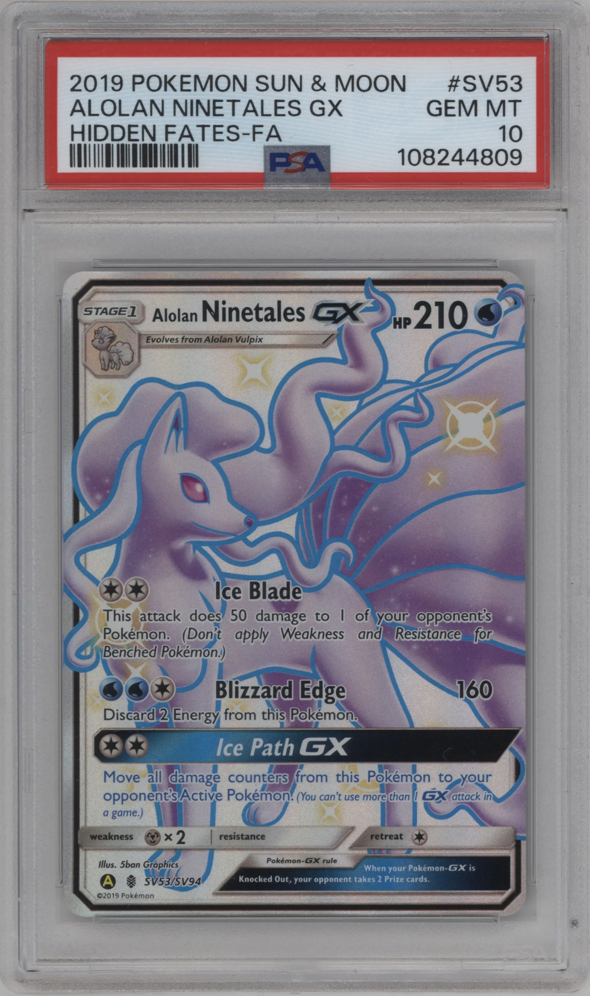 Alolan Ninetales GX