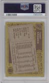 Tommy Kramer from the 1986 Topps set graded by PSA and given an overall grade of 8.